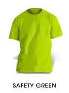 gildan 2300 safety green